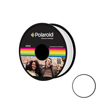 Filamento Polaroid Universal PETG 1.75mm 1Kg Branco