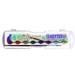 Aguarelas Giotto Glitter Cores Sortidas Cx 8