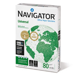Papel 080gr Fotocopia A4 Navigator Premium Universal 1x500 Folhas