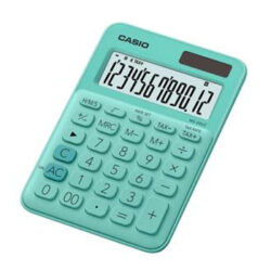 Calculadora de Secretaria Casio MS20UCGN Verde Claro 12 Digitos
