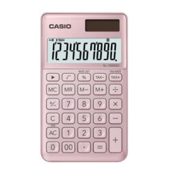 Calculadora de Bolso Casio SL1000SPK Rosa Claro10 Digitos