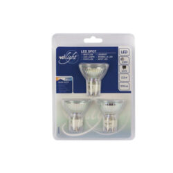 Lampada LED 3.2 W - GU10 - 230 V - 2700 K (Pack 3un)