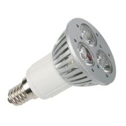 Lampada LED 3x1W branco quente (2700K) - 230V - E14