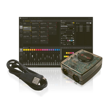 DASLIGHT DVC4 gold virtual DMX controller com USB DMX interface